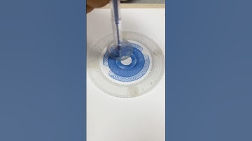 amazing of blue circle! #spirograph #satisfying #relaxing #shortvideo