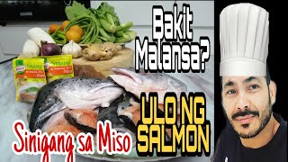 ULO NG SALMON SINIGANG SA MISO | SIKRETO PARA HINDI MALANSA | #Salmonrecipe #UlongSalmon
