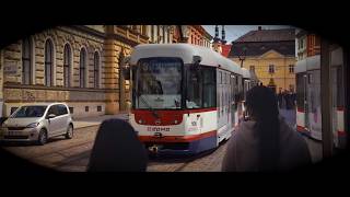 Czech Republic, Olomouc, Tram 3 Ride From Trznice To U Sv. Mořice