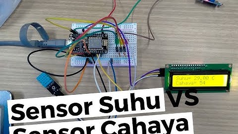 IOT2020-TI3G-IMPLEMENTASI SENSOR CAHAYA | Menggunakan  Node MCU Esp 8266 AMICA