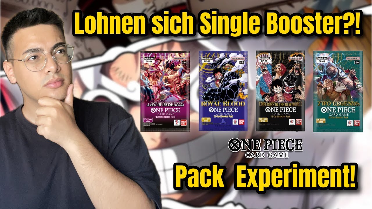One Piece TCG: Lohnt Sich der Kauf von Single Boostern? Deutsch/German