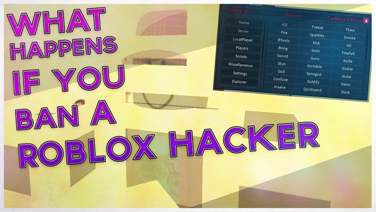 What Happens If You Ban A Roblox Hacker A Roblox Machinima Youtube - roblox how to ban a hacker