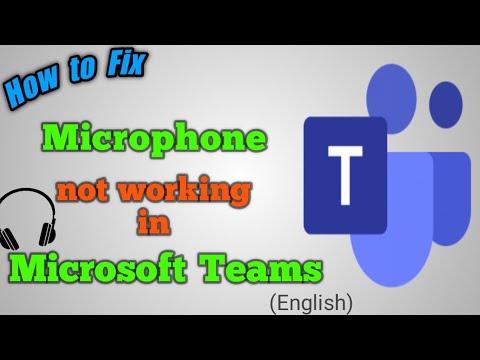 English Microphone not working in Microsoft Teams Teams Microphone not working Today's Encyclo by Today's Encyclo with Aldo