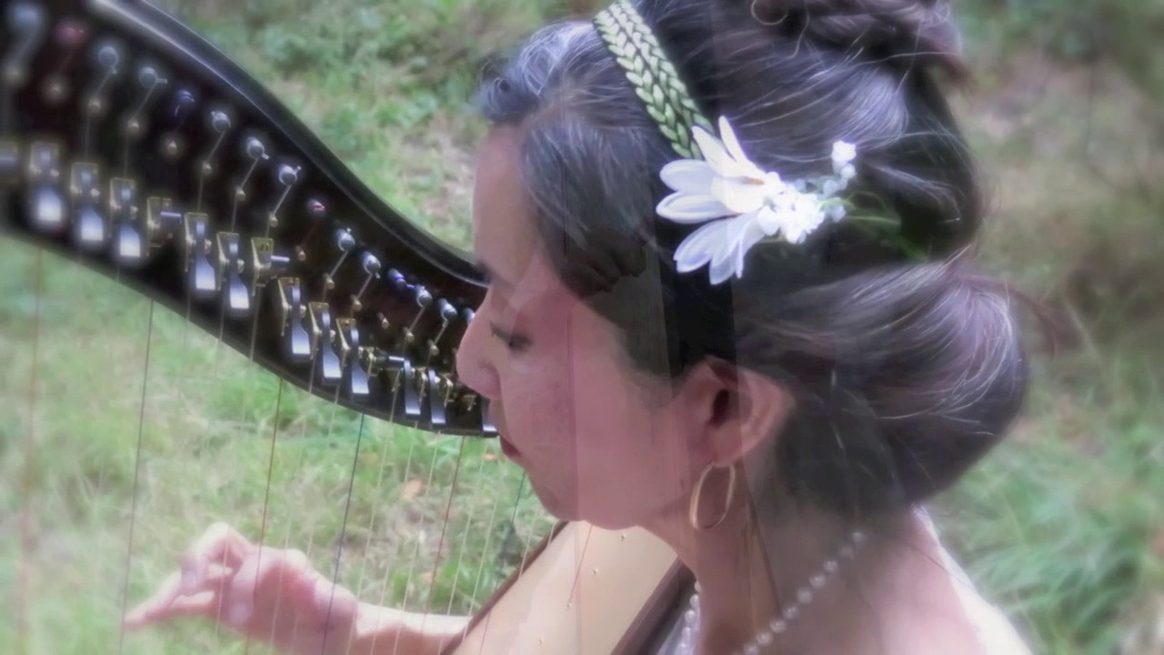 Magherally The Flower of Magherally on Celtic Harp With Singing - YouTube