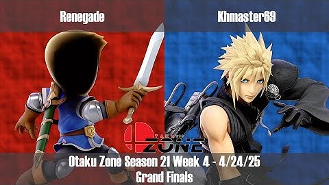 OZone21W4 - GF - Renegade [Mii Swordfighter + Snake] vs Khmaster69 [Cloud + Pyra/Mythra]