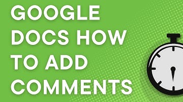 Google Docs: how to add comments, step by step