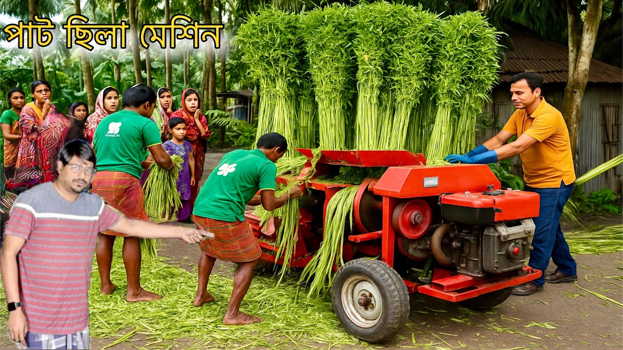 এক বিঘা জমির পাটের আঁশ এক ঘন্টায় তুলে দেয় এই মেশিন, Chinese jute-making machines now in Bangladesh