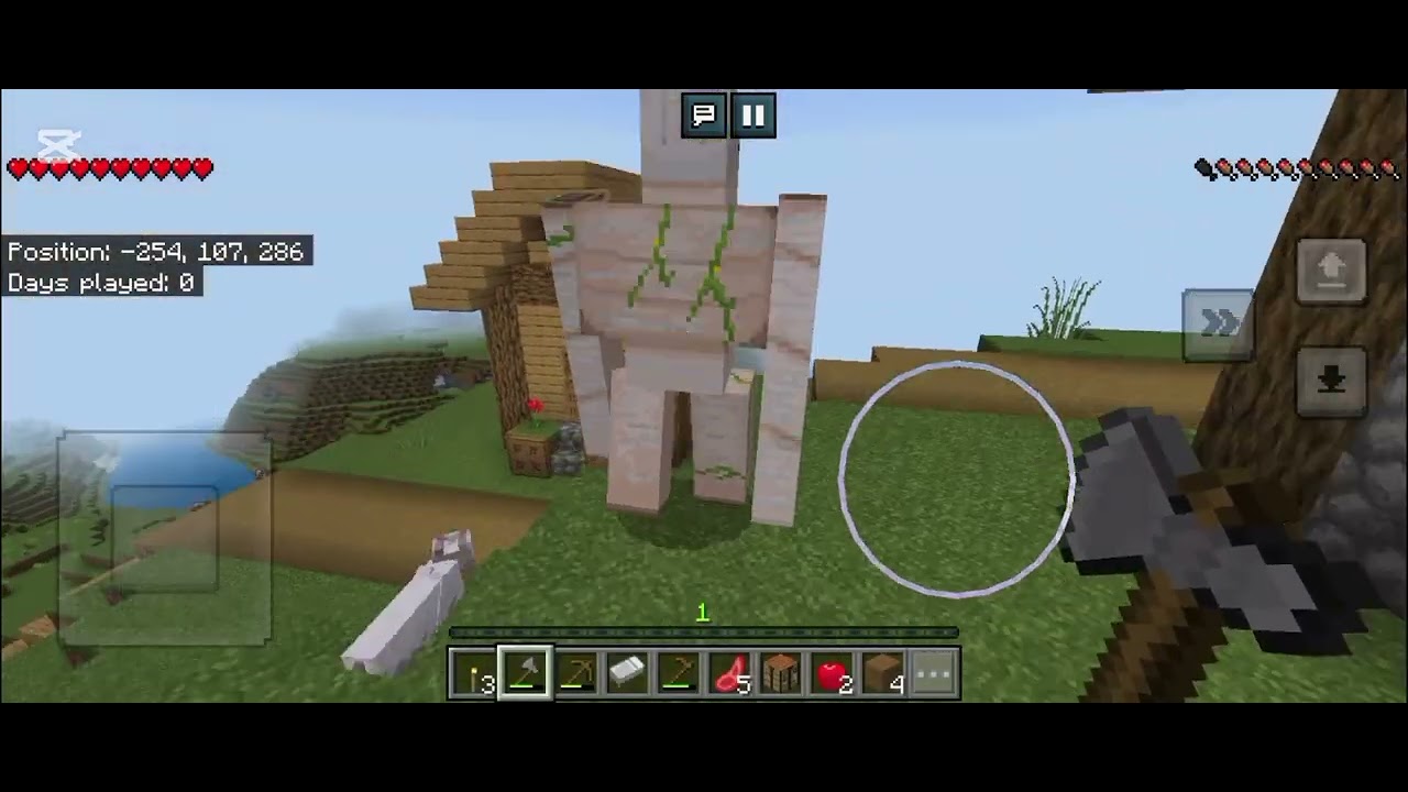 Minecraft day 1 of 100 Survival Series - YouTube