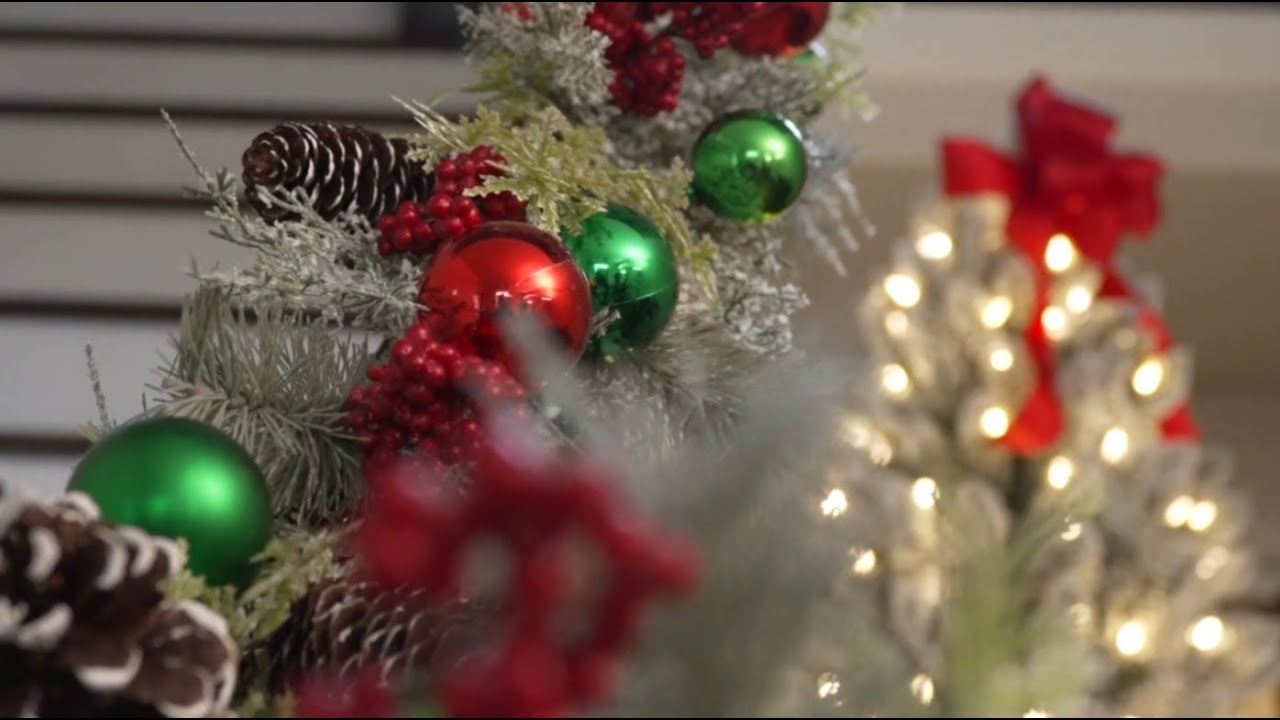 How To Flock or Snow Spray a Christmas Tree, Wreath, or Garland