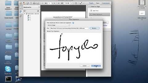 Capture your signature for digital signing of documents
