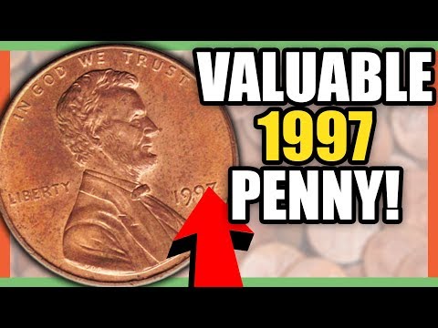 VERY RARE 1997 PENNY WORTH MONEY - 1997 LINCOLN PENNY COINS WORTH MONEY!