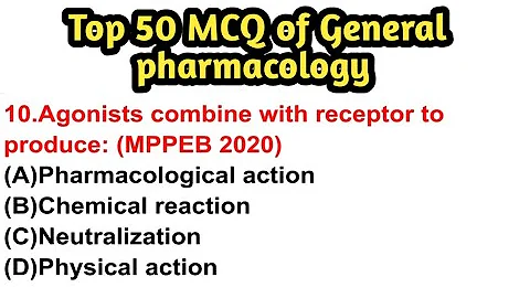 top 50 MCQ of general pharmacology#mppharmacistexam#dmer#hssc#esic#rrb#aiims#zp#pharmacologymcq