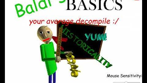 Baldi`s Basics your average decompile NIGHT MODE