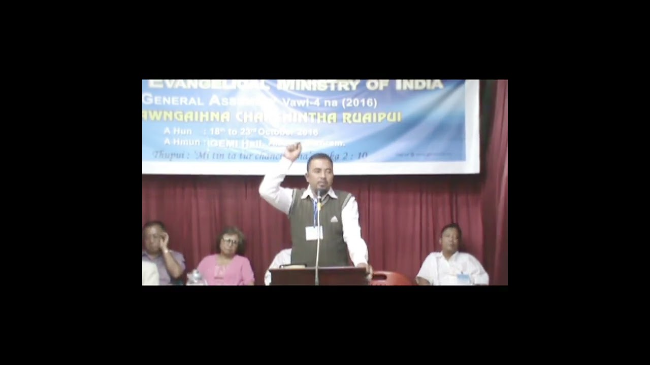 Evan Vanlalruata.   GEMI General Assembly 2016