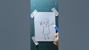 easy cartoon drawing 😍😍 #art #artclass #easydrawing #drawingtutorials #beginnerarttips