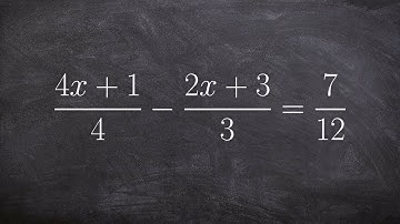 Solving Rational Equations