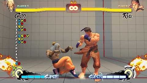 USF4 Gen Parry Tech vs Jump ins