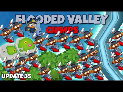 Flooded Valley CHIMPS Black Border Guide: "Commence Fire!" (BTD6)