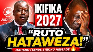 “IKIFIKA 2027 RUTO HATAWEZA!” 🔥 Matiang’i Sends Strong Message