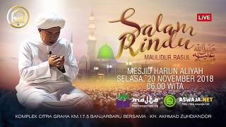 Maulidur Rasul SAW 1440H bersama KH.Ahmad Zuhdiannoor di Masjid Harun Aliyah KCG Banjarbaru