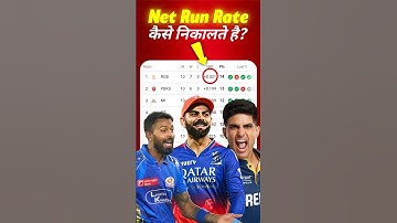 Net Run Rate कैसे निकालते है?🤔