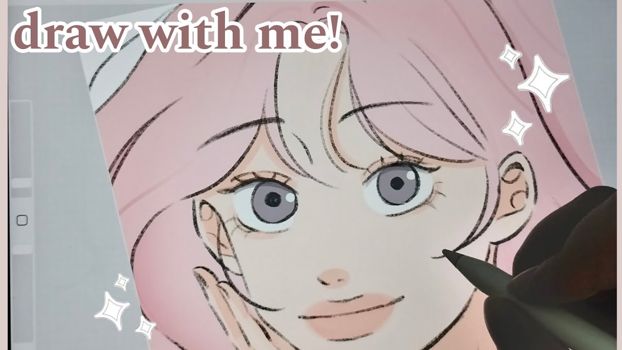 DRAWING MY OC ♡ DRAW WITH ME [Relaxing Music] - YouTube