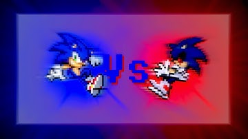 Sonic vs Sonic.exe Box Fight | Stick nodes Sprite anImation 