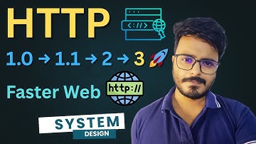 L9. Why HTTP/3 is the Future of the Internet 🚀 (1.0 → 1.1 → 2 → 3 Explained)