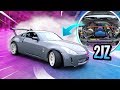 FIZ DRIFT NO 350Z COM MOTOR DE SUPRA