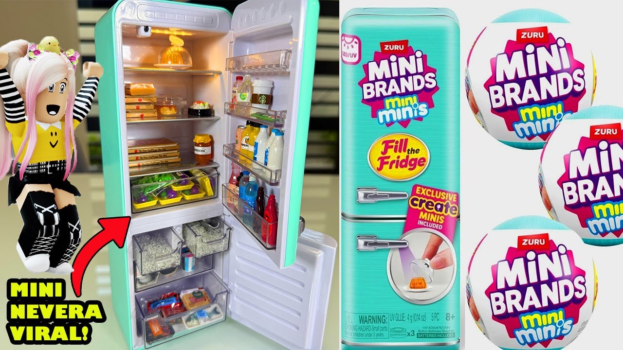 TENGO LA MINI NEVERA VIRAL Y  LA LLENAMOS Y SI FUNCIONA! WOWW!😮😮