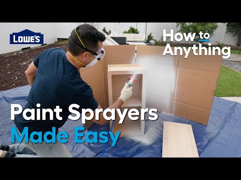 How To Use a Paint Sprayer | How to Anything @lowes