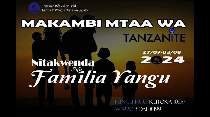 MAKAMBI MTAA WA TANZANITE || DAY 4 || 31ST JULY 2024