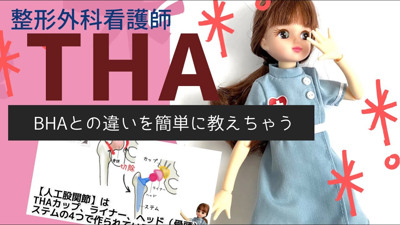 【THA】ってどーゆー手術？新人整形外科ナースがぶち当たる壁をぶち壊す！#看護師#勉強#人工股関節