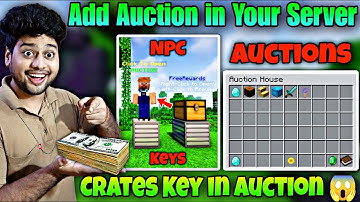 How To Add Auction House in Aternos | How To Make Auction House in Minecraft | Auction House Plugin