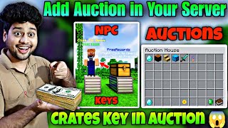 How To Add Auction House in Aternos | How To Make Auction House in Minecraft | Auction House Plugin