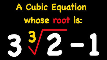 Finding a Cubic Equation with Integral Coefficients