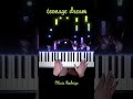 Olivia Rodrigo - teenage dream Piano Cover #teenagedream #OliviaRodrigo #PianellaPianoShorts