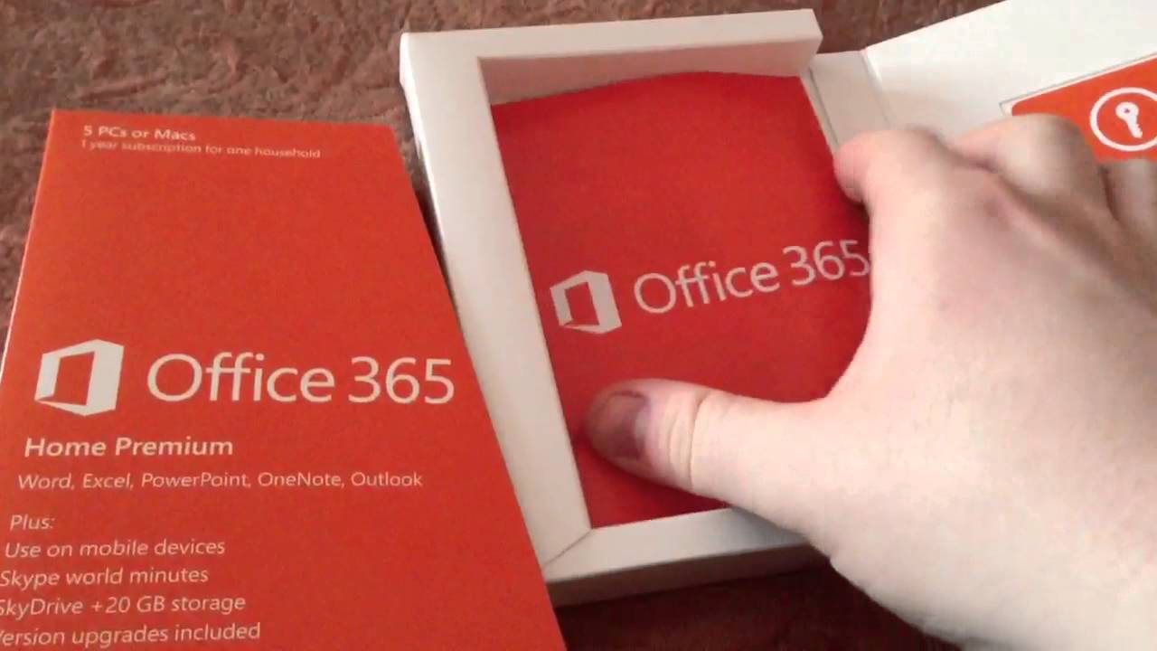 Unboxing Microsoft Office 365 Office 13 Youtube