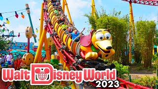 Slinky Dog Dash 2023  Disney's Hollywood Studios Rides [4K POV]