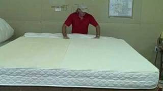 Talalay Latex Mattress Demo, All Natural Talalay Latex Matt