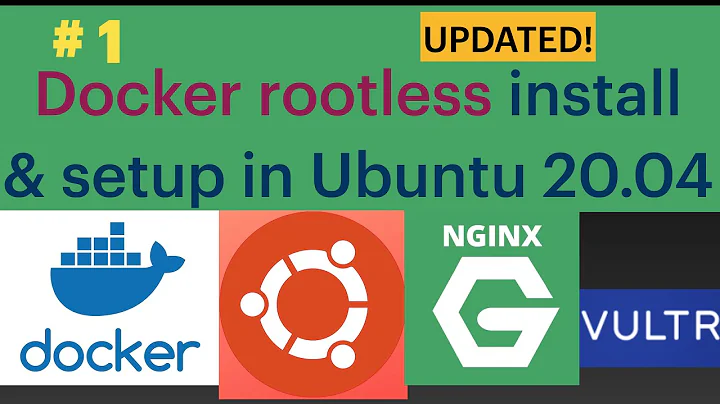 Docker rootless install and setup in Ubuntu