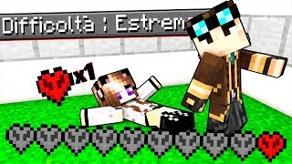 RESTIAMO CON UN CUORE SU MINECRAFT A DIFFICOLTÀ ESTREMA!!!