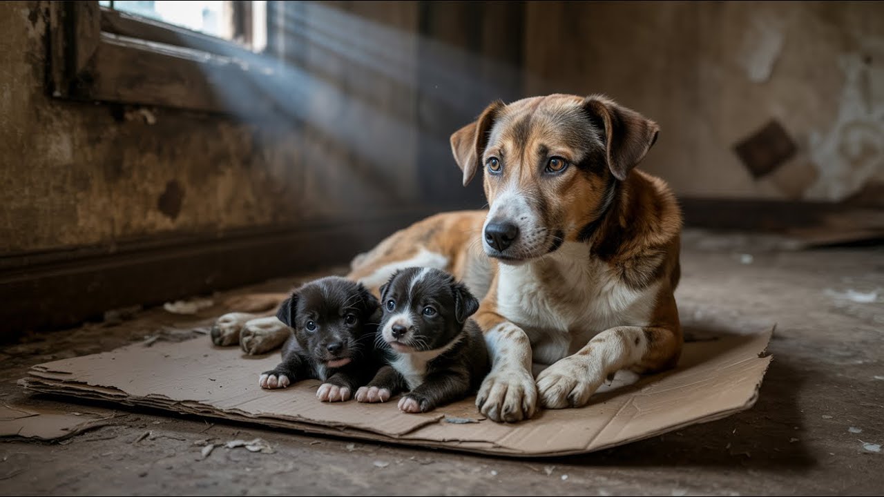 Close-Up of a Mother Dog Giving Birth to Adorable Puppies 🐶👶 - YouTube