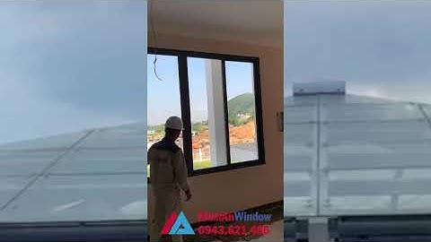 Lắp đặt vách nhôm xingfa kính cường lực chống cháy - Minh An Window