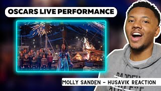 AMERICAN Reacts To Molly Sanden - Husavik (Live at Oscars) | Dar The Traveler