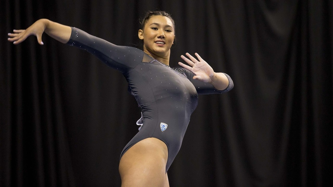 Highlights UCLA Gymnastics Finishes Fourth Christine Peng Peng Lee 