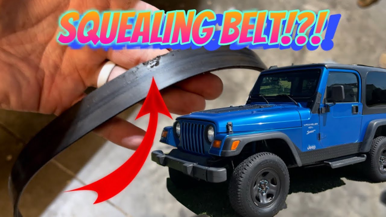 Jeep Wrangler Squealing Belt! - YouTube