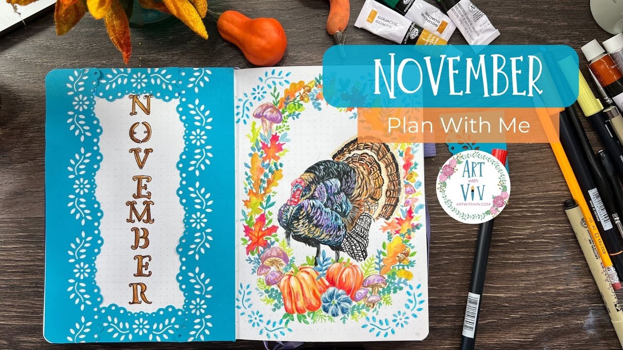 Plan with me November Bullet Journal 