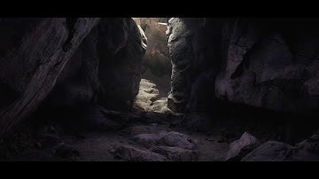On Your Own video game - Unreal Engine - Level design around the cave areas
