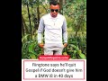 Reasons why Ringtone Apoko is leaving the gospel music industry